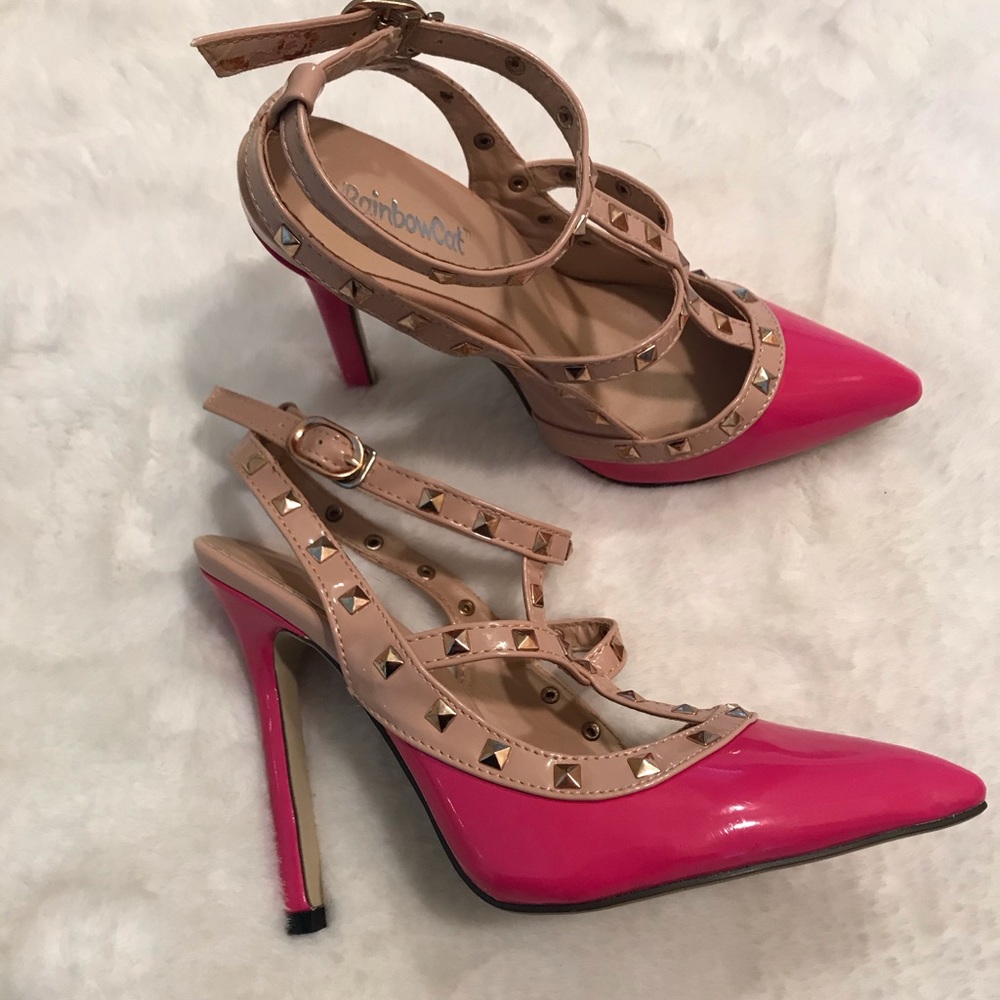 Hot pink heels